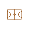 Basketball Court Icon